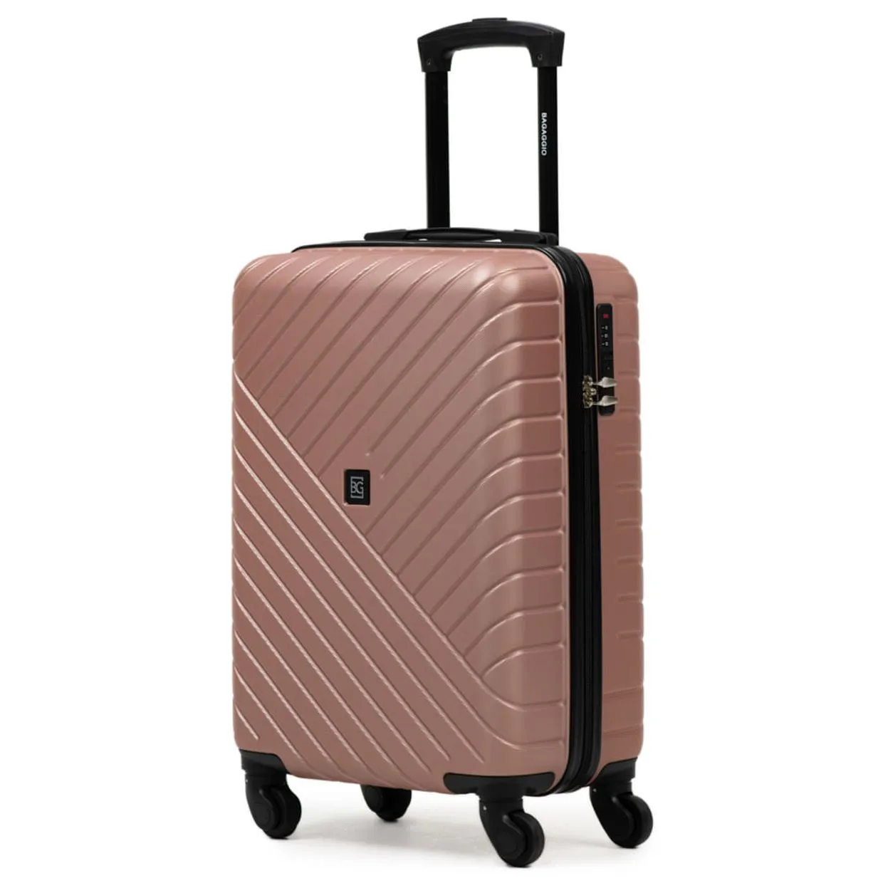Mala de Bordo Bagaggio Personalizada - 10 kg Abs 4 Rodas Detroit  Rosé