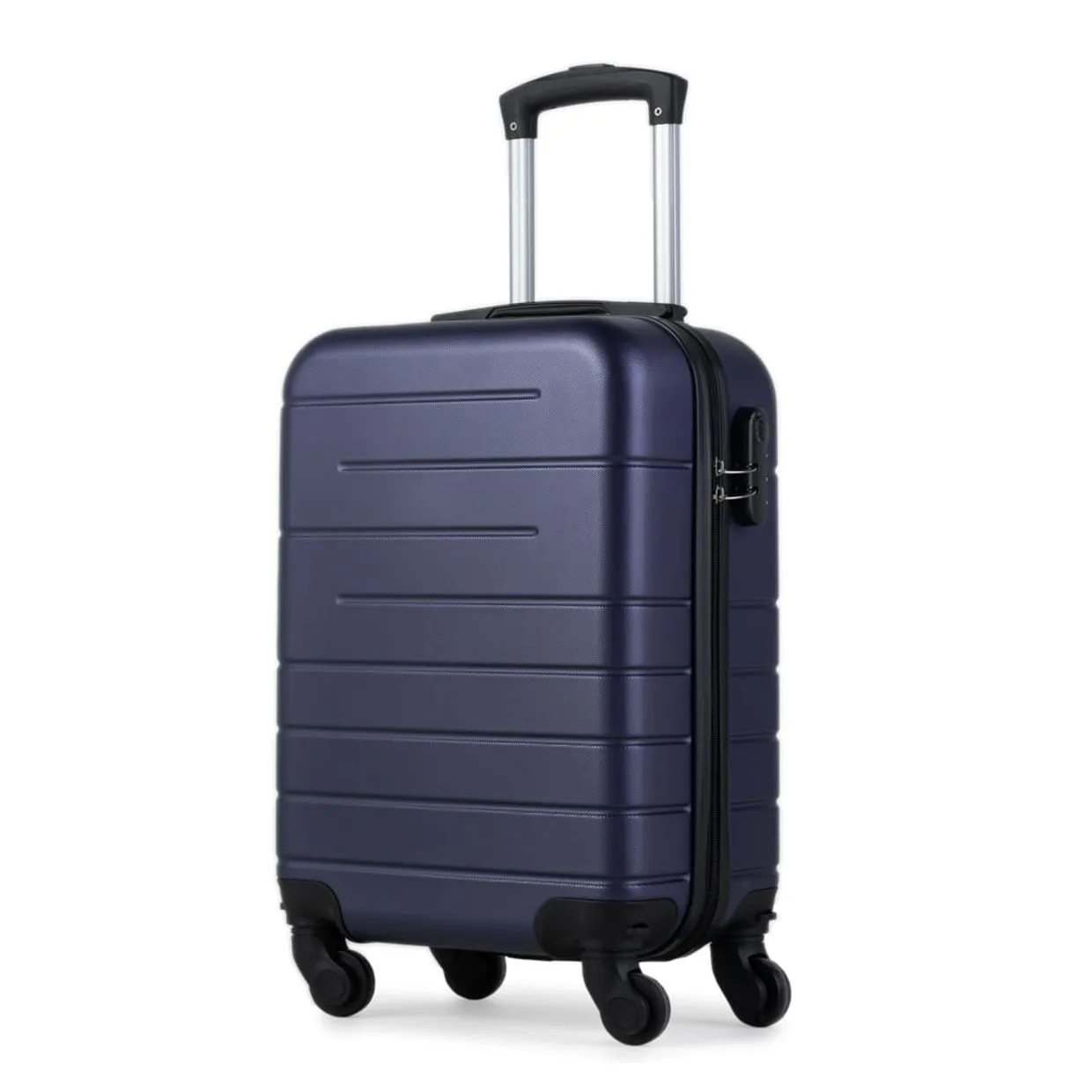 Mala de Bordo Bagaggio Personalizada PP 8 Kg ABS 4 Rodas 18,5" / Downtown Azul Marinho