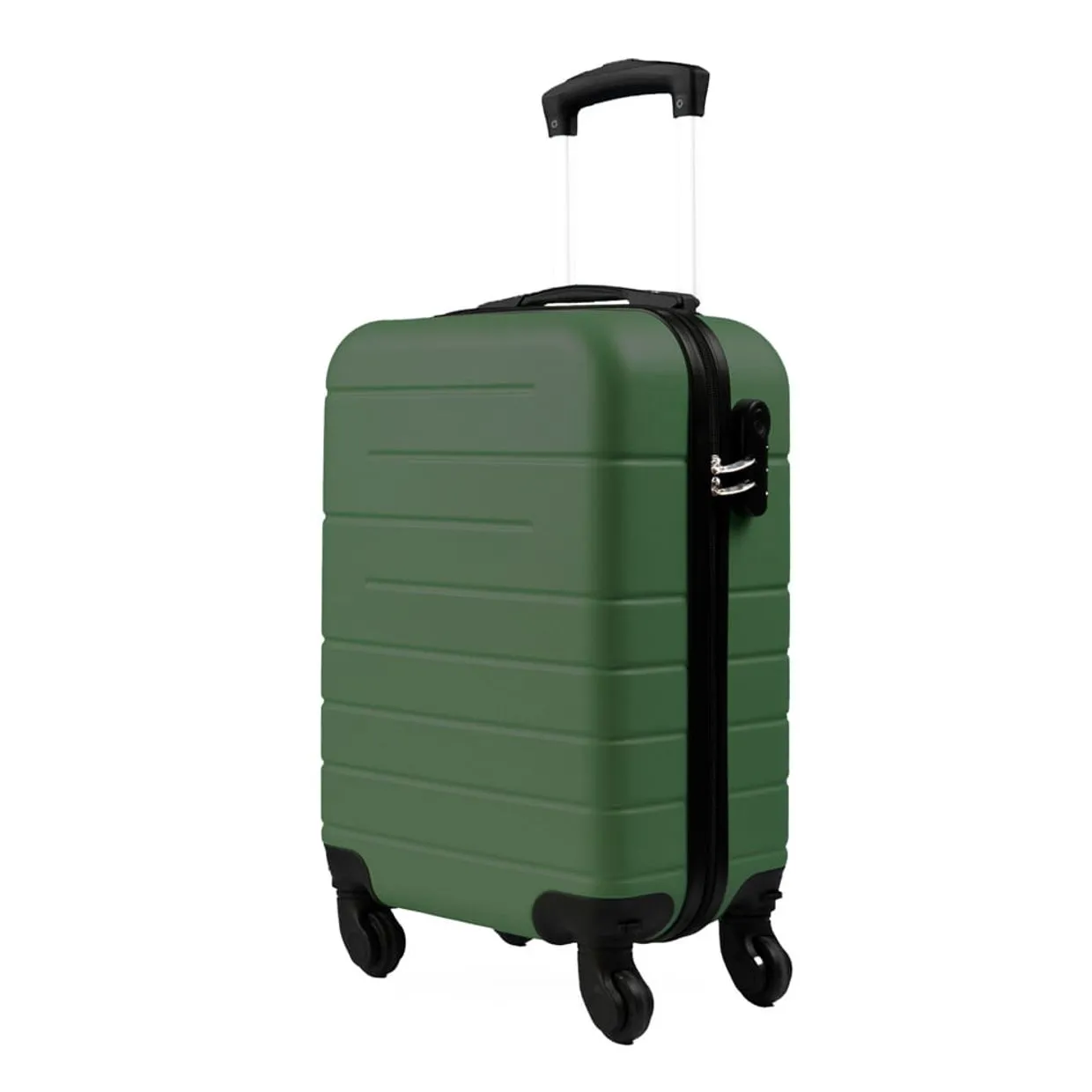 Mala de Bordo Bagaggio Personalizada PP 8 Kg ABS 4 Rodas 18,5" / Downtown VERDE