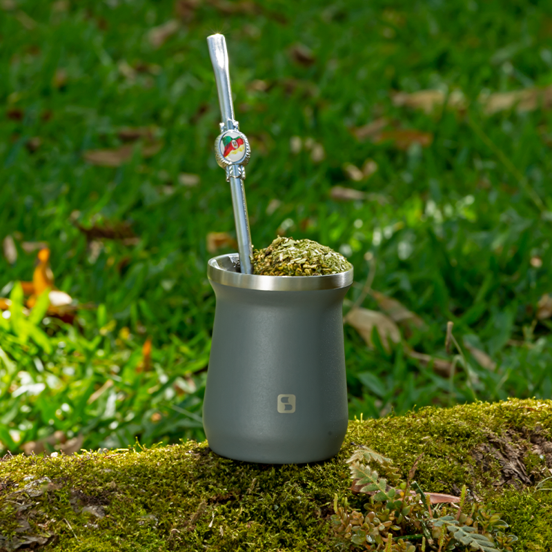 Cuia Térmica Everest 250ml - Cinza