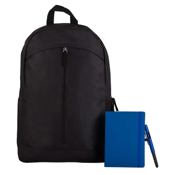 Conj. Mochila, Caderneta E Caneta - 3 Pçs Personalizado