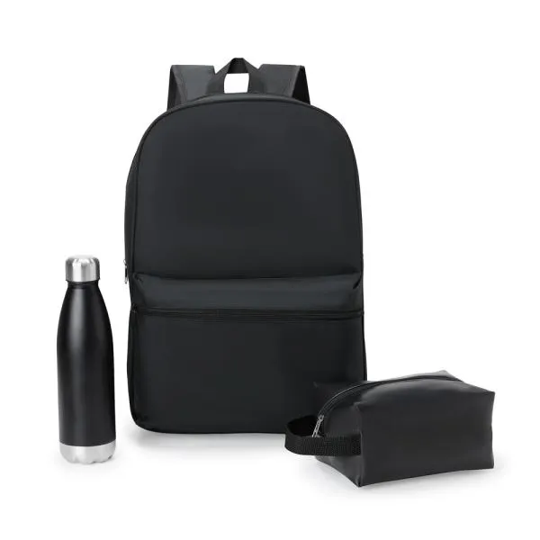 Conj. Mochila, Necessaire E Garrafa - 3 Pçs Personalizado