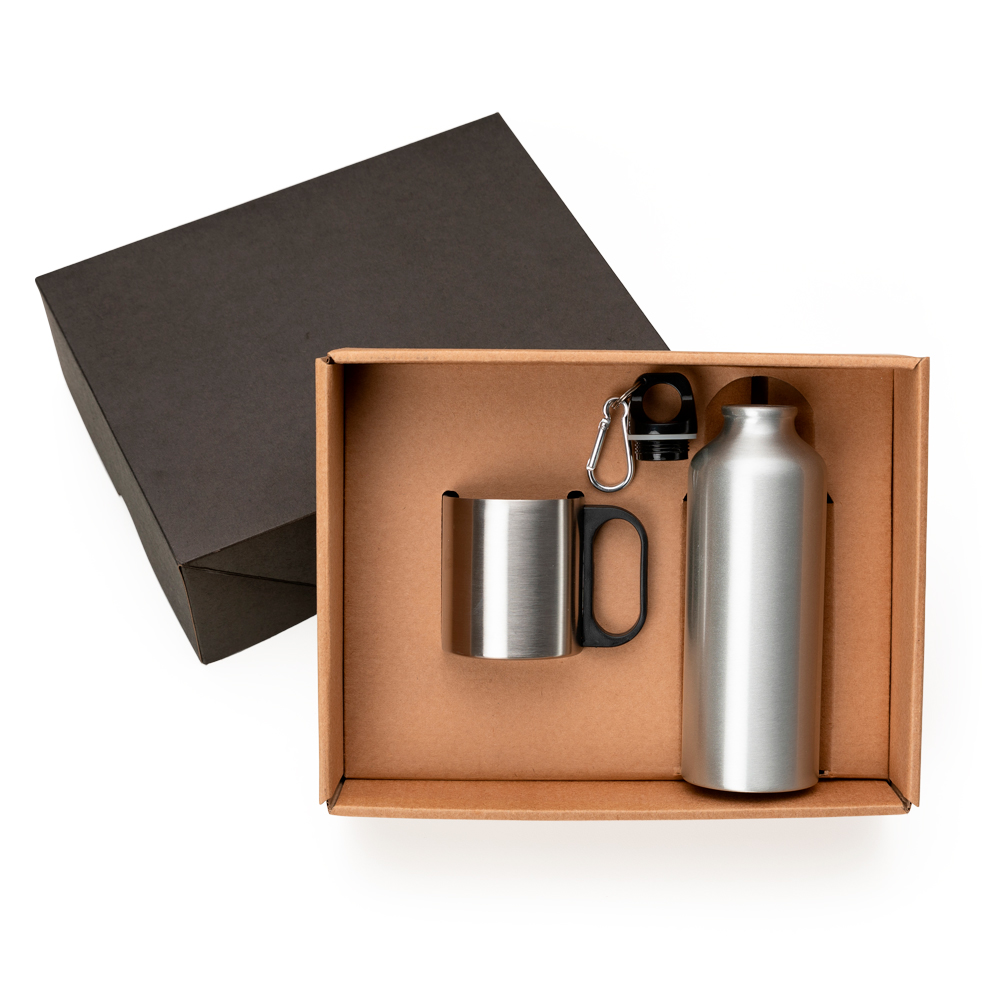 CONJUNTO COM CANECA 180ML + SQUEEZE 500ML