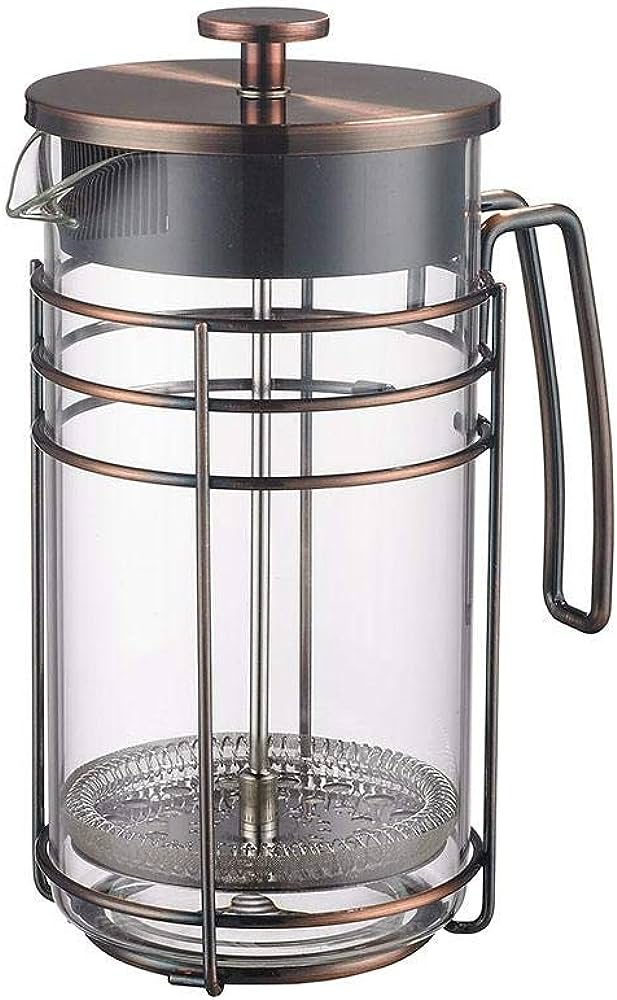 CAFETEIRA FRANCESA EM VIDRO E AÇO INOX 350ML - OXFORD