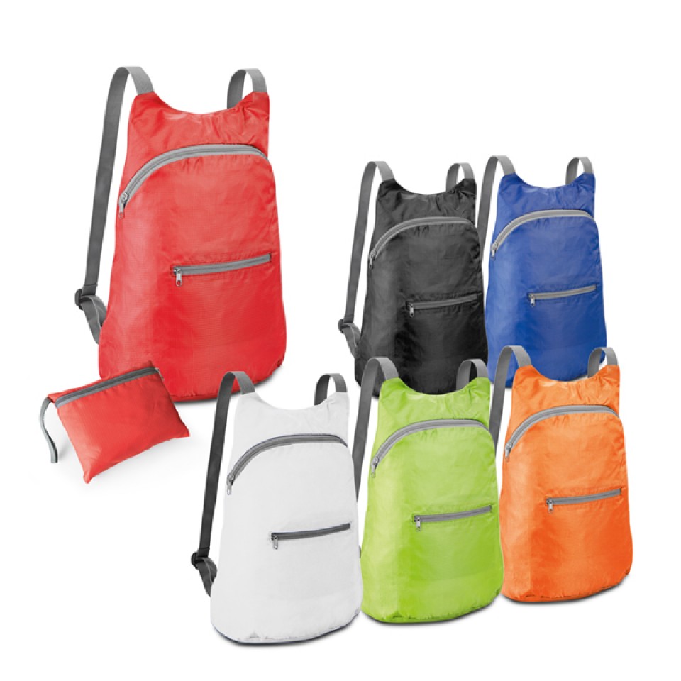 Mochila Dobrável em Nylon Personalizada