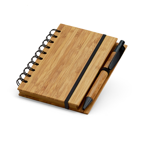 Caderno de Bambu 10,5 x 14,8 cm