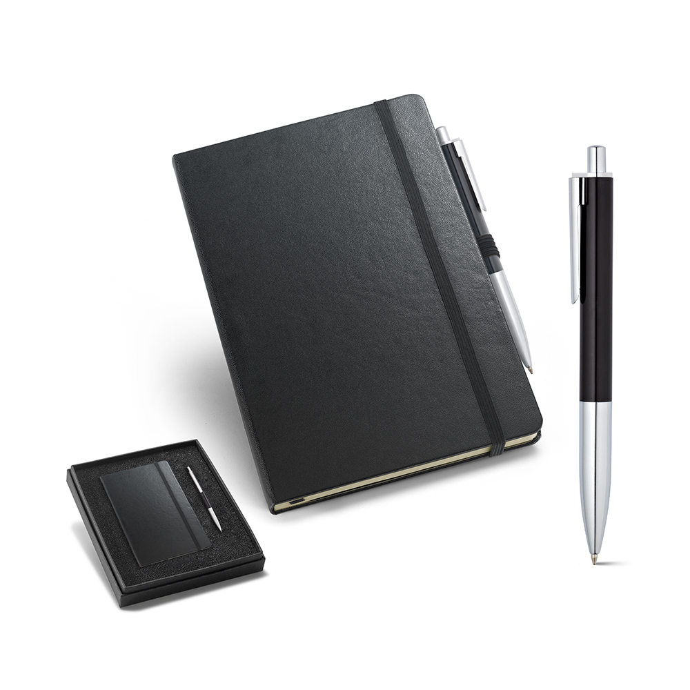 Kit de Caderno e Esferográfica Personalizado