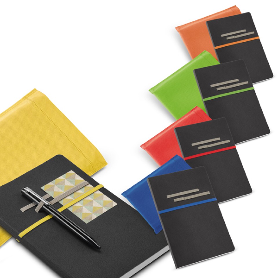 Caderno em Couro Sintético Sem Pauta | 14 x 21 cm, Personalizado