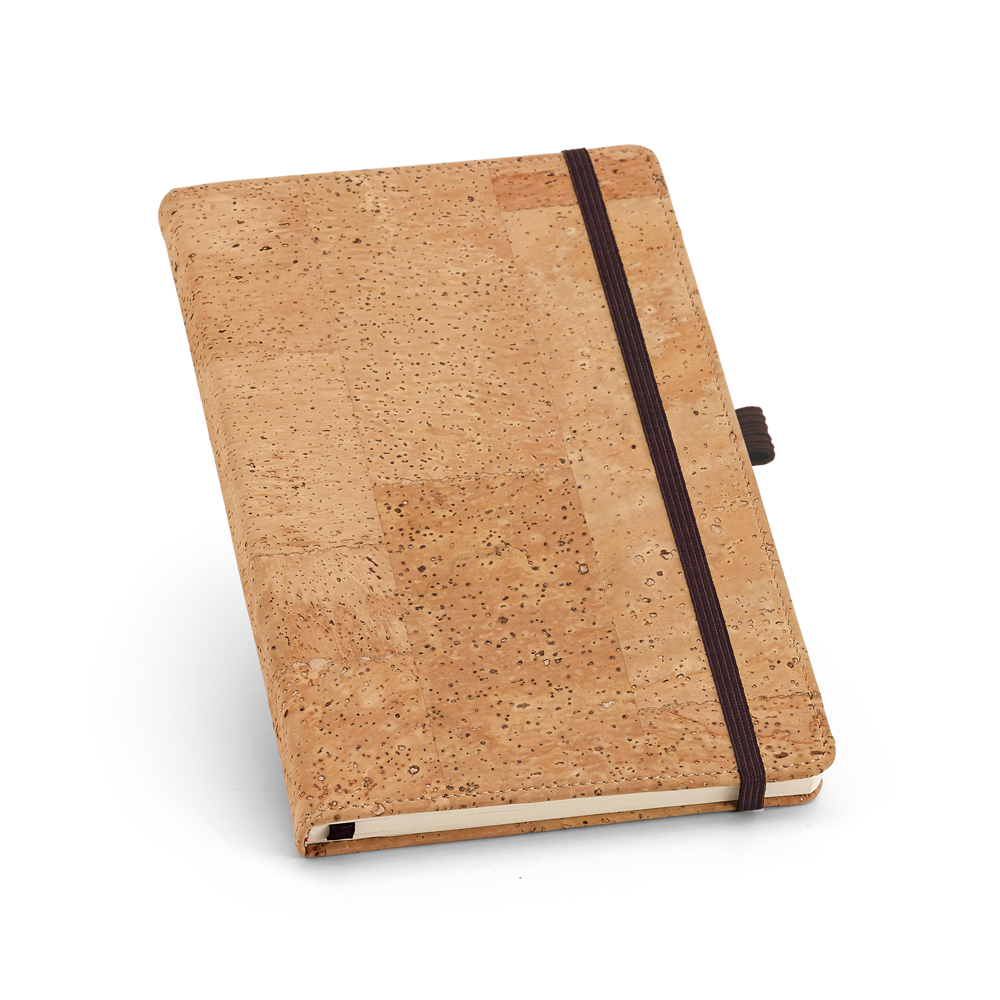 Caderno em Cortiça | 14 x 21 cm  Personalizado