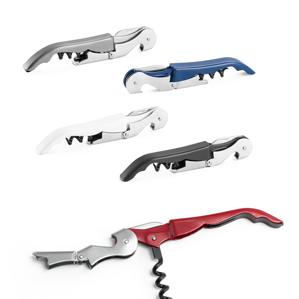 SACA-ROLHAS COM ABRIDOR DE GARRAFAS