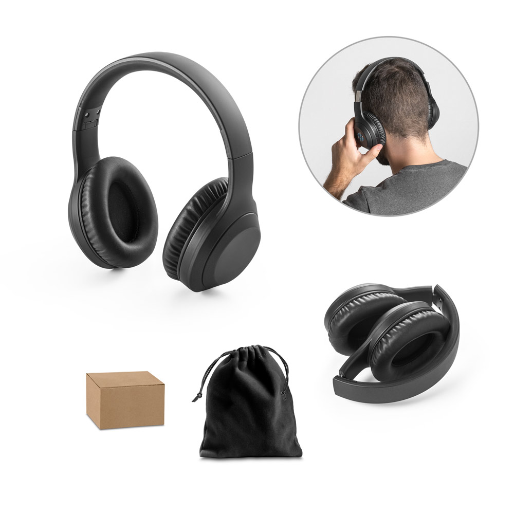 Fone de ouvido wireless dobráveis em ABS 100%