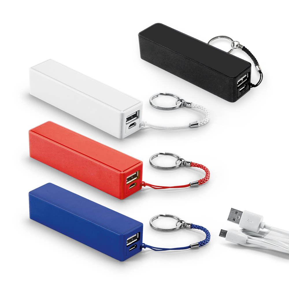 Bateria Portátil 4.000 mAh Power Bank Personalizado Pen Drive, Carregadores, Fones e