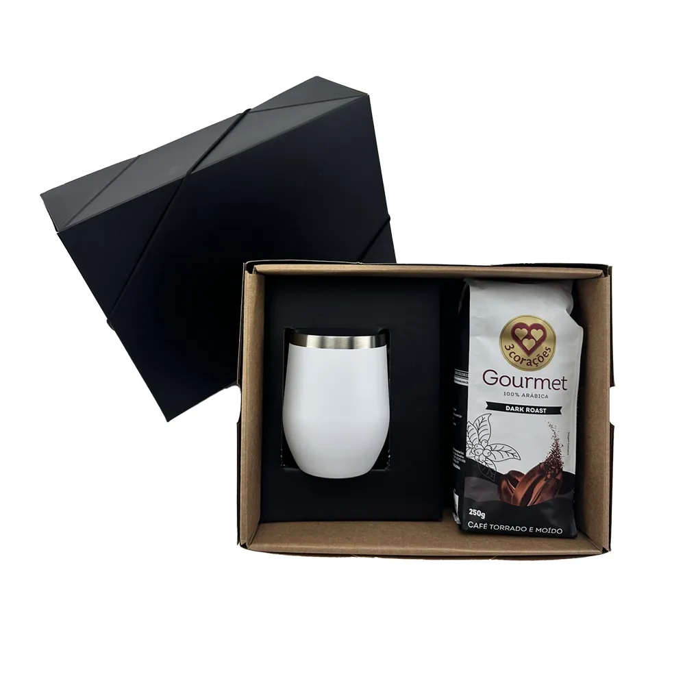 Kit Café com copo térmico 320ml Personalizado