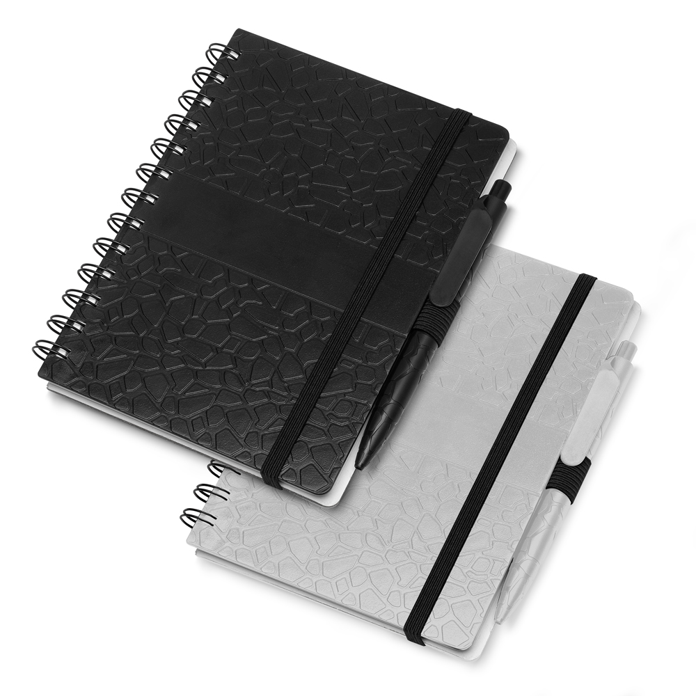 Caderno de anotações em ABS reciclável