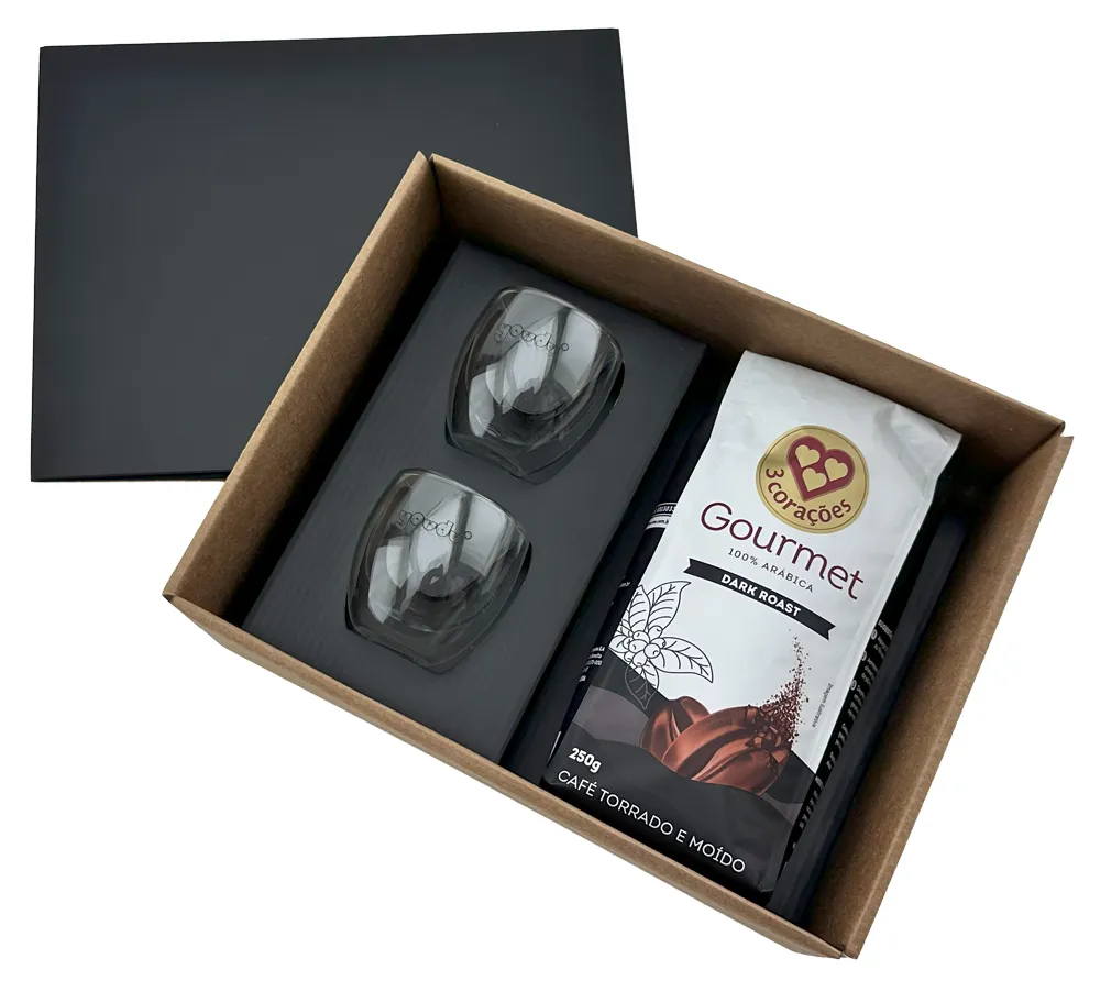 Kit Café expresso com 2 xícaras