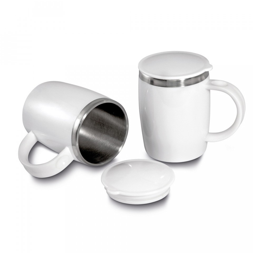 Caneca em Aço Inox 400ml