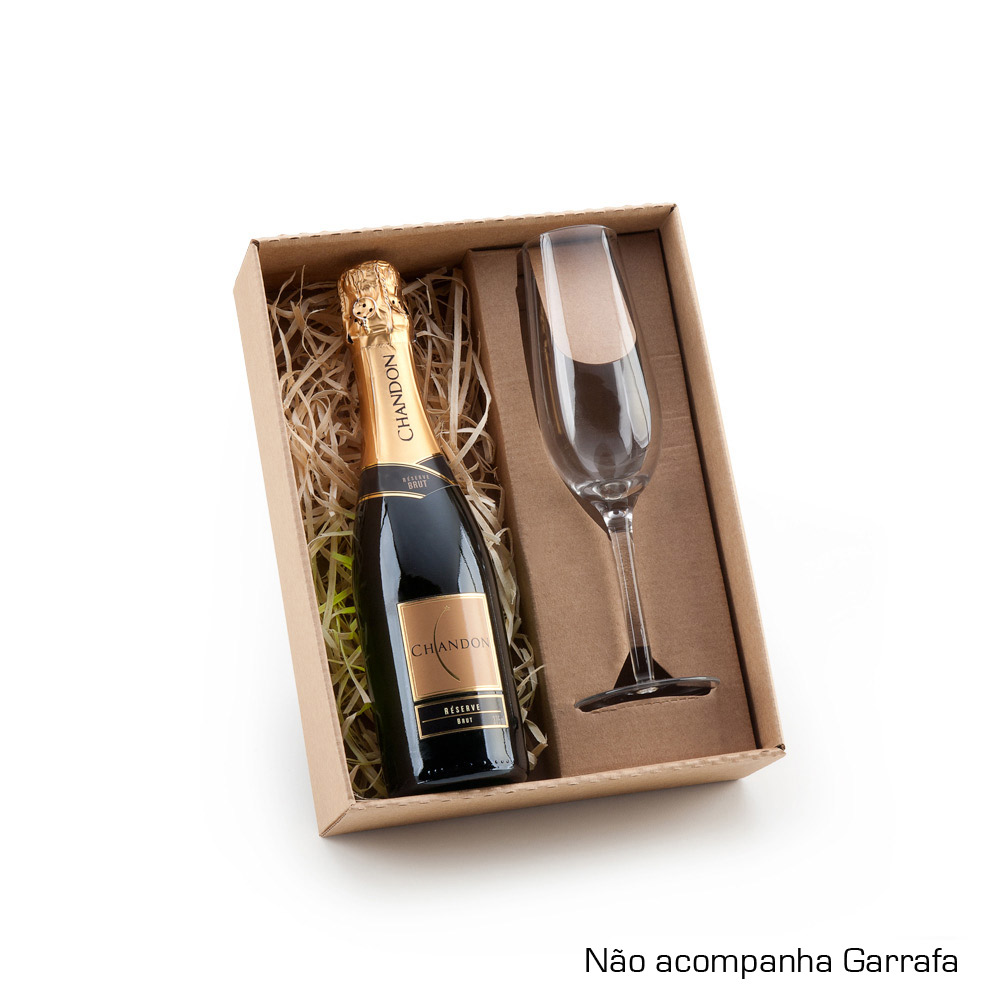 Kit com 01 taca champanhe - 210 ml