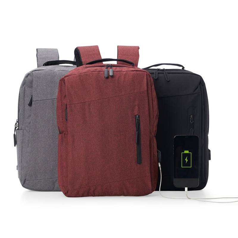 Mochila de Nylon USB 21L Personalizado