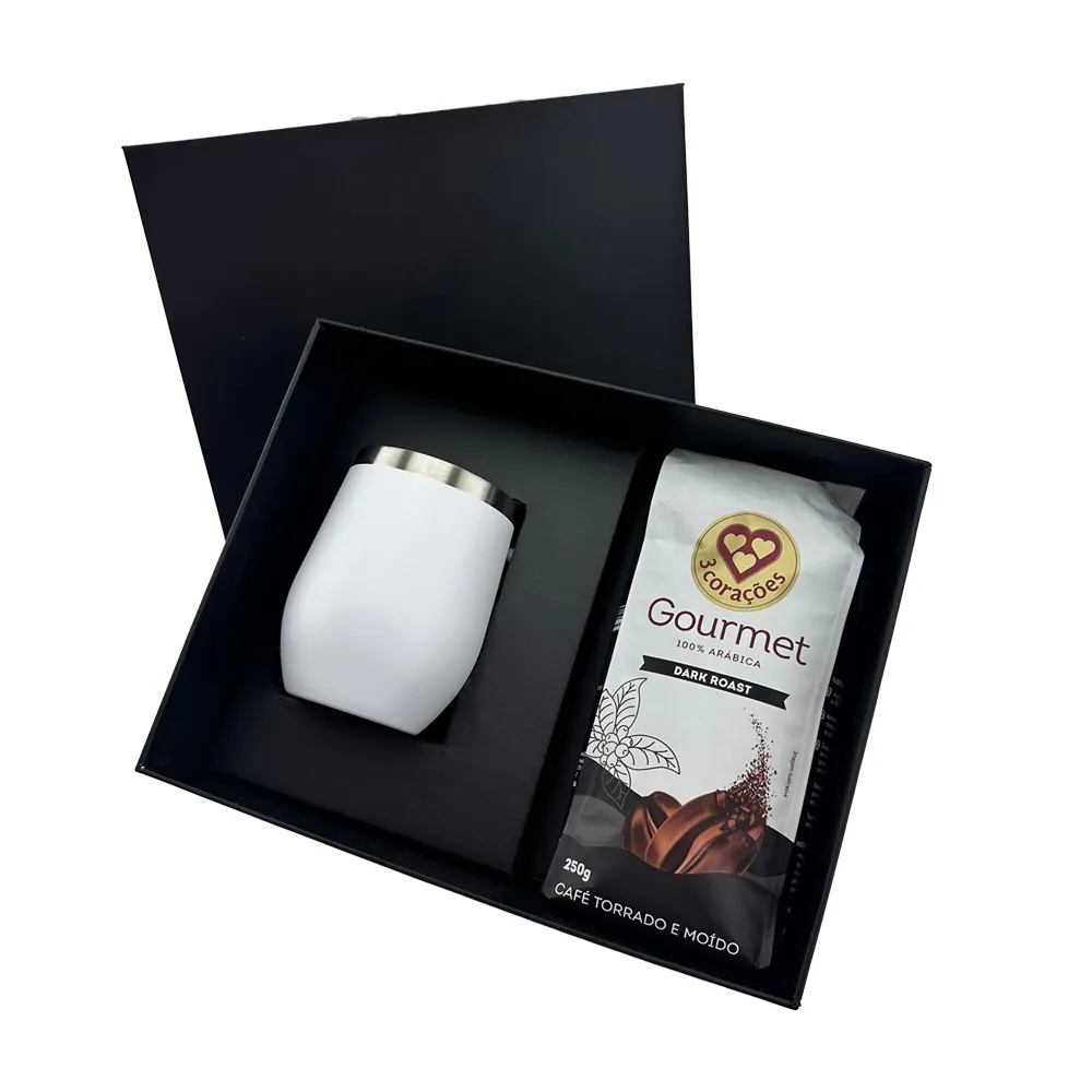 Kit VIP Café com copo térmico 320ml Personalizado