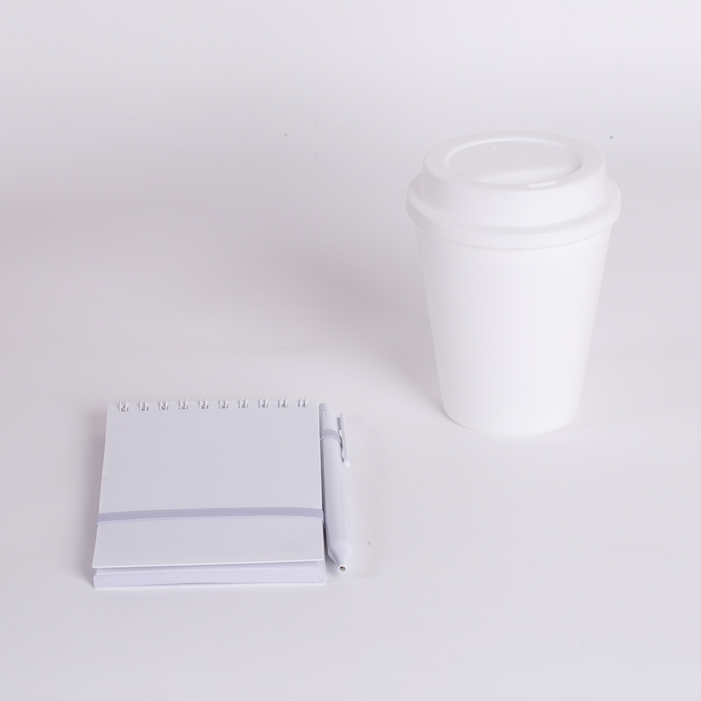 Kit Escritório com Copo Plástico Personalizado