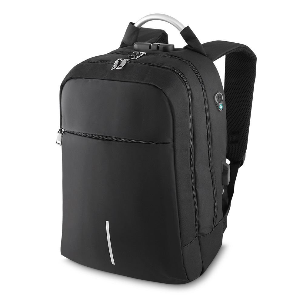 Mochila para Notebook com saída USB e Fone Personalizada