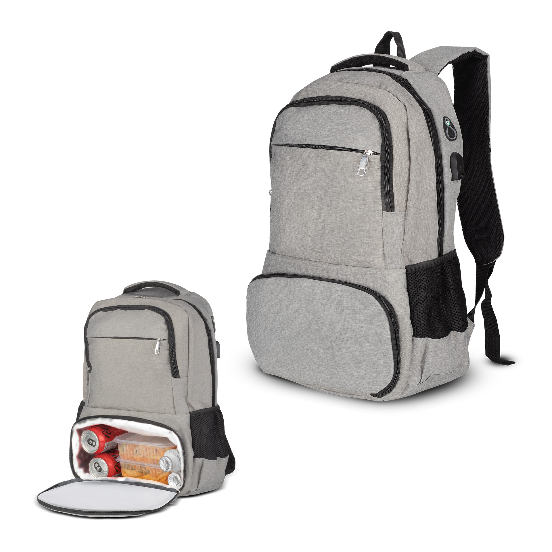 Mochila p/ notebook com Bolsa Térmica Personalizada