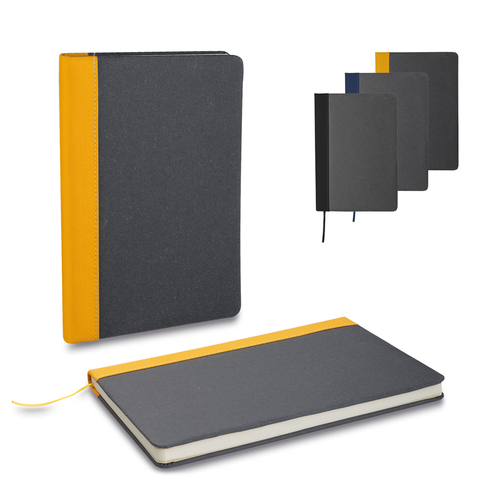 Caderno A5 em couro reciclado 21x14,9cm - Personalizado