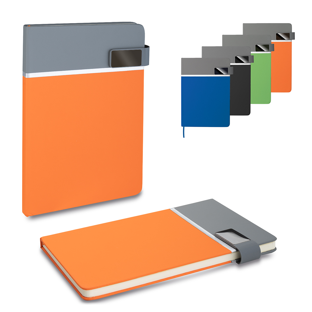 Caderno A5 em PU (21X15cm) - Personalizado