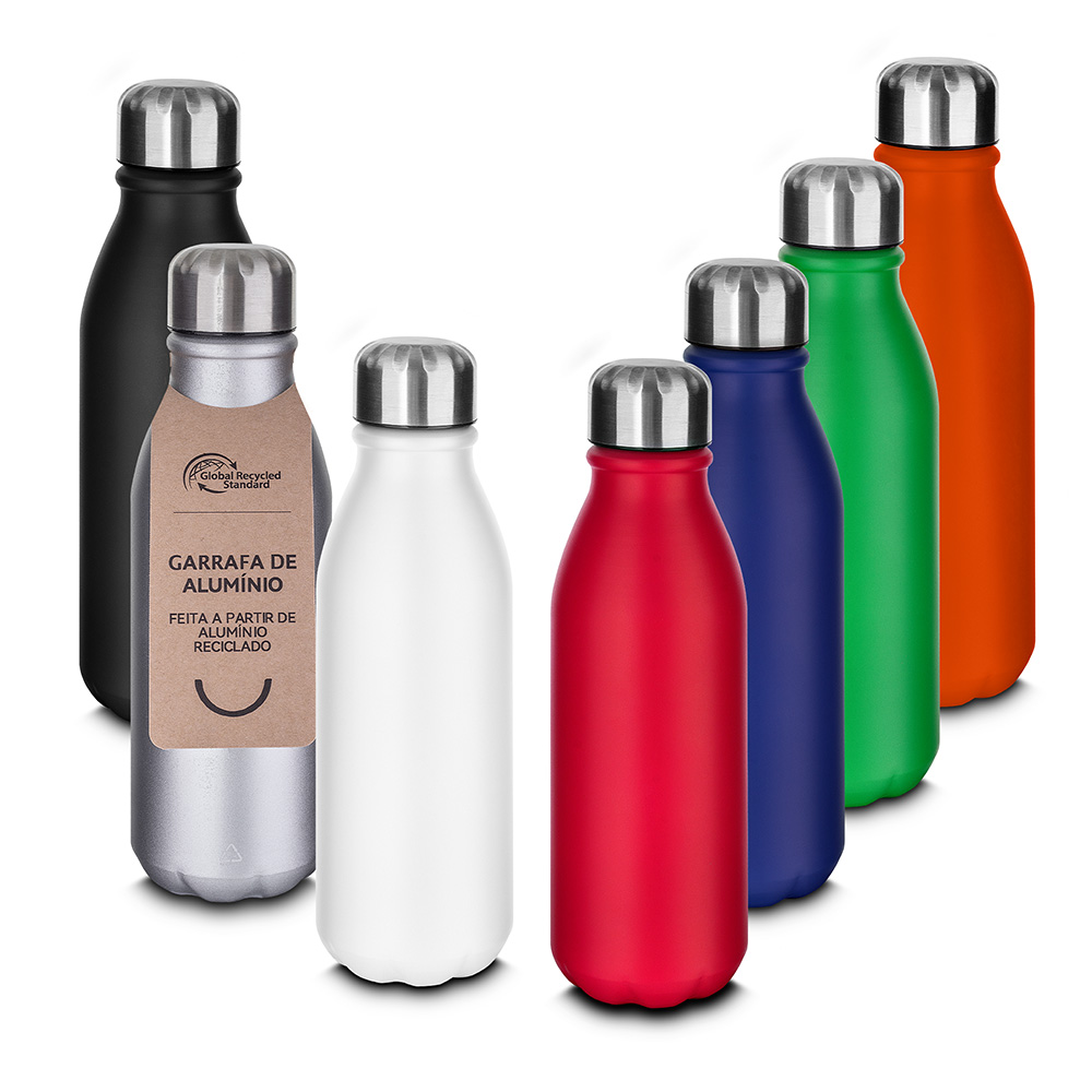 Garrafa em Alumínio Reciclado 550ml